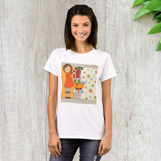 Young Girl Happy Birthday T-Shirt (Creator Uploaded)