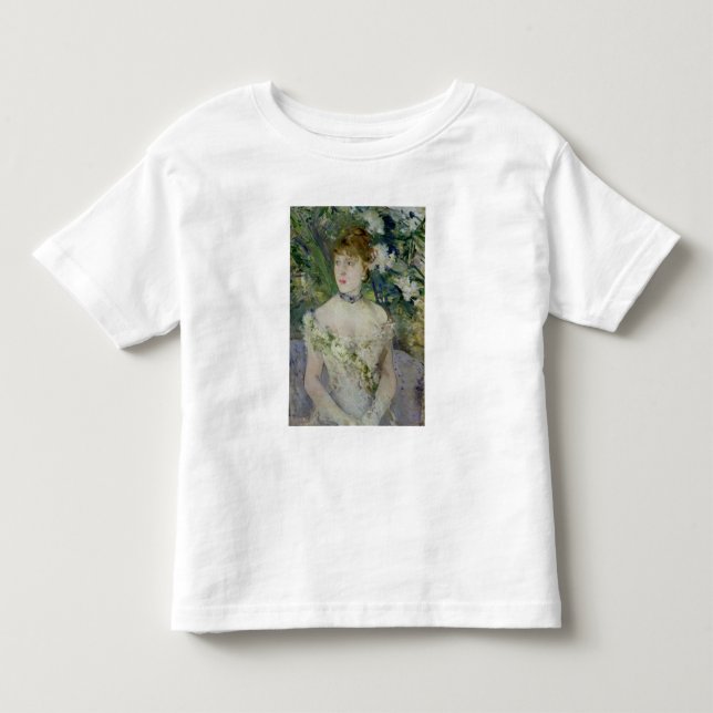 Young girl in a ball gown, 1879 toddler t-shirt (Front)