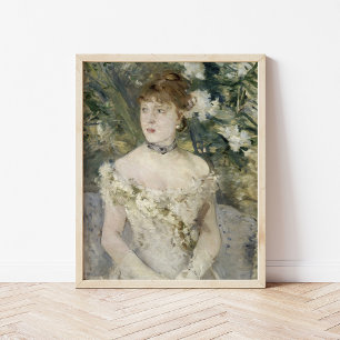 Young Girl in a Ball Gown   Berthe Morisot Poster