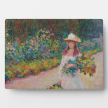 Young girl in the garden of Giverny, 1888 Plaque