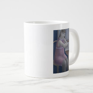 Young Girl Reading 2008 Giant Coffee Mug