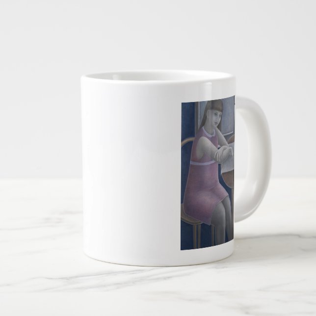 Young Girl Reading 2008 Giant Coffee Mug (Front Right)
