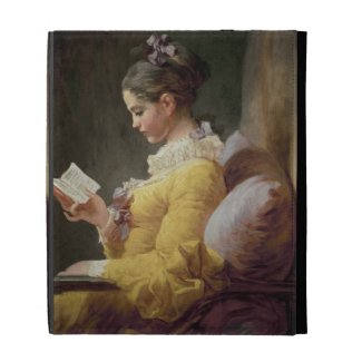 Young Girl Reading, c.1776 iPad Folio Cases