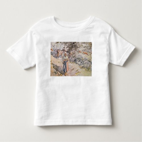 Young Girl Weaving 1905 Toddler T_shirt
