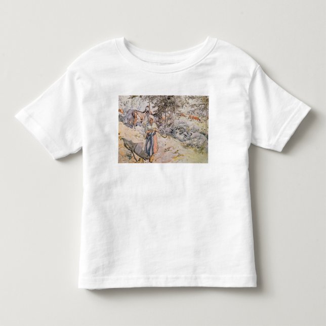 Young Girl Weaving, 1905 Toddler T-shirt (Front)