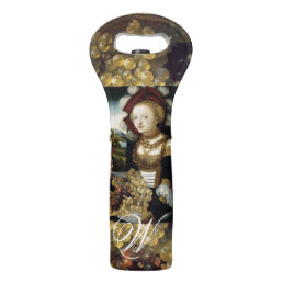 YOUNG GIRL ,WHITE GRAPES AND OLD VINEYARD WINE WINE BAG