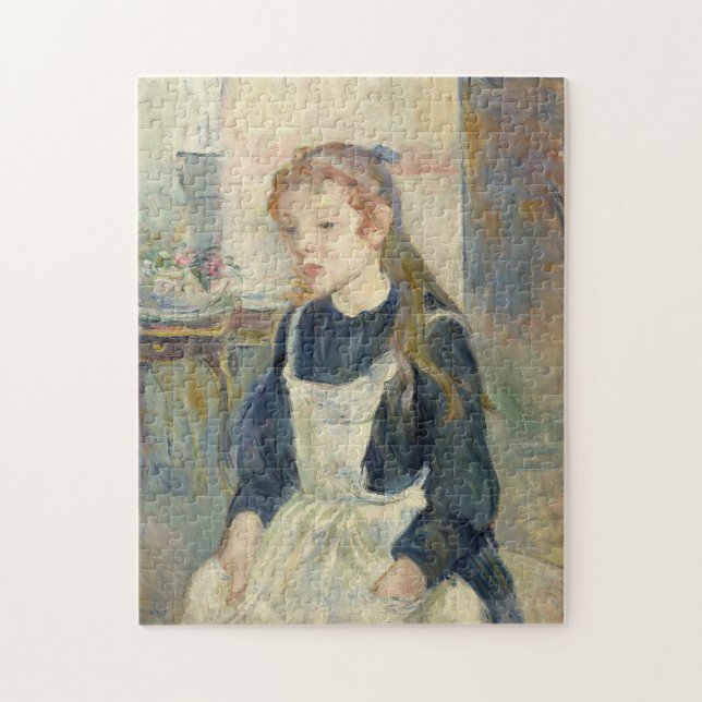 Young Girl with an Apron | Berthe Morisot Jigsaw Puzzle (Vertical)