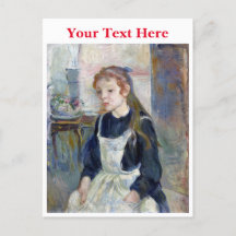 Young Girl with an Apron by Berthe Morisot