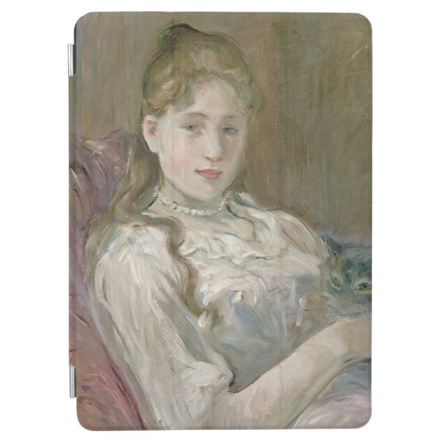 Young Girl with Cat, 1892 iPad Air Cover (Front)