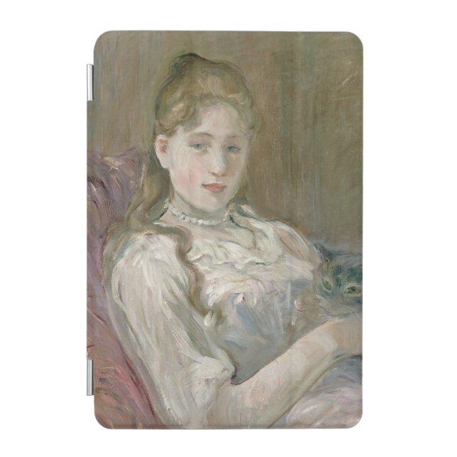 Young Girl with Cat, 1892 iPad Mini Cover (Front)
