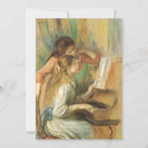 Young Girls at Piano by Pierre Renoir