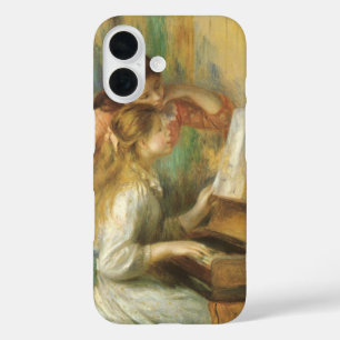 Young Girls at Piano by Pierre Renoir iPhone 16 Case