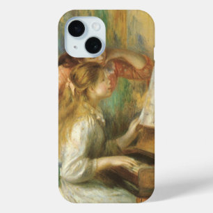 Young Girls at Piano by Pierre Renoir iPhone 15 Case