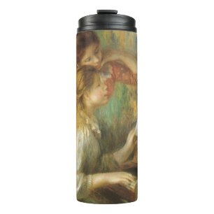 Young Girls at Piano by Pierre Renoir Thermal Tumbler