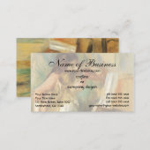 Young Girls at the Piano by Pierre Auguste Renoir Business Card (Front/Back)