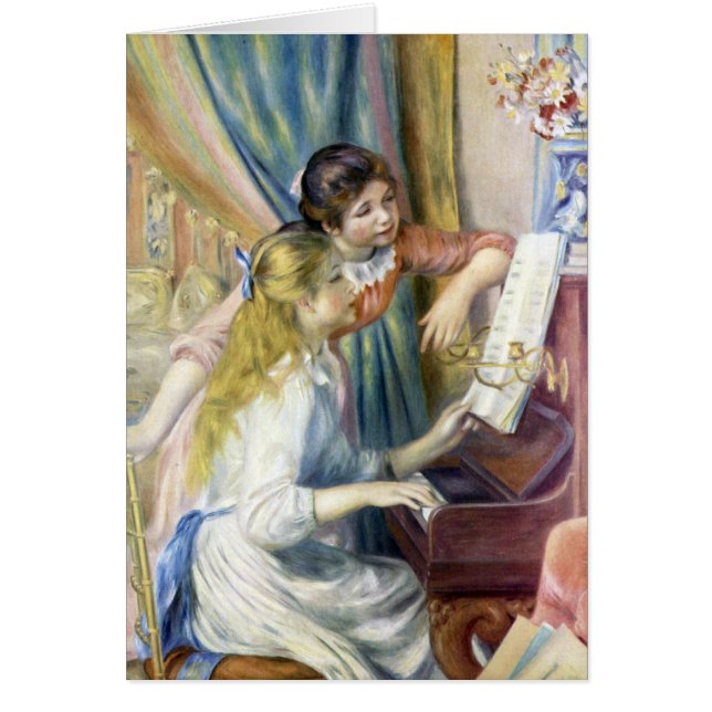 Young Girls at the Piano by Pierre Renoir (Front)