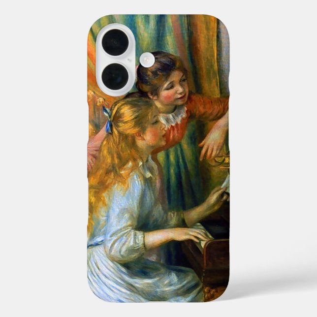 Young Girls at the Piano by Pierre Renoir Case-Mate iPhone Case (Back)