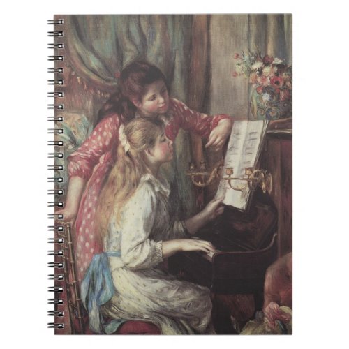 Young Girls at the Piano by Pierre Renoir Notebook