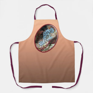 Young Grouper - Oval Photographic Design of Fish Apron