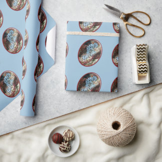 Young Grouper - Oval Photographic Design of Fish | Wrapping Paper
