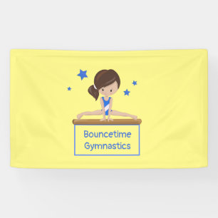 Young Gymnast Academy School Class Custom Banner