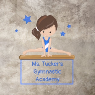 Young Gymnast Academy School Class Custom   Floor Decals