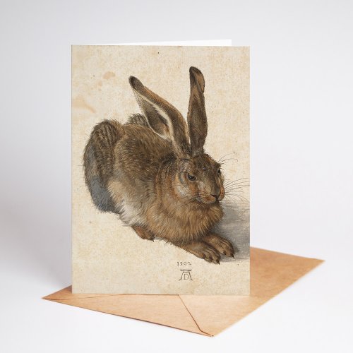 Young Hare  Albrecht Drer Card