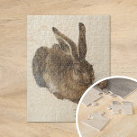 Young Hare | Albrecht Dürer Jigsaw Puzzle<br><div class="desc">Young Hare (1502) by German artist Albrecht Dürer. Original artwork is a nature study watercolor painting of a brown rabbit. 

Use the design tools to add custom text or personalize the image.</div>