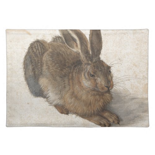 Young Hare by Albrecht Durer Placemat