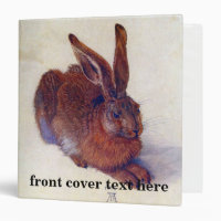 Young Hare by Albrecht Durer, Renaissance Fine Art Binder