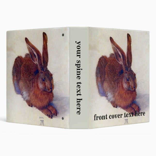 Young Hare by Albrecht Durer, Renaissance Fine Art Binder (Background)