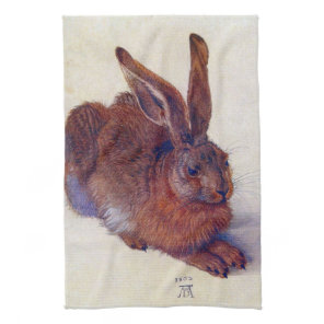 Young Hare by Albrecht Durer, Renaissance Fine Art Kitchen Towel