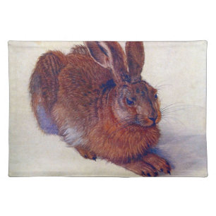 Young Hare by Albrecht Durer, Renaissance Fine Art Placemat