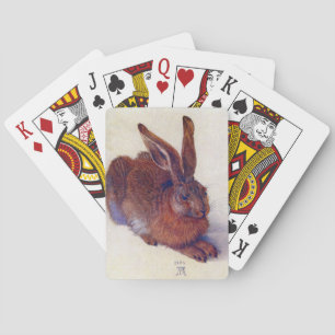 Young Hare by Albrecht Durer, Renaissance Fine Art Poker Cards