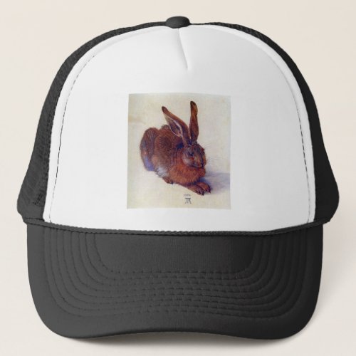 Young Hare by Albrecht Durer Renaissance Fine Art Trucker Hat