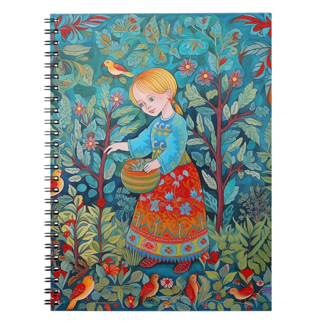 Young Healer Girl Notebook (Front)