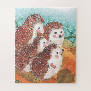 Young Hedgehogs Jigsaw Puzzle