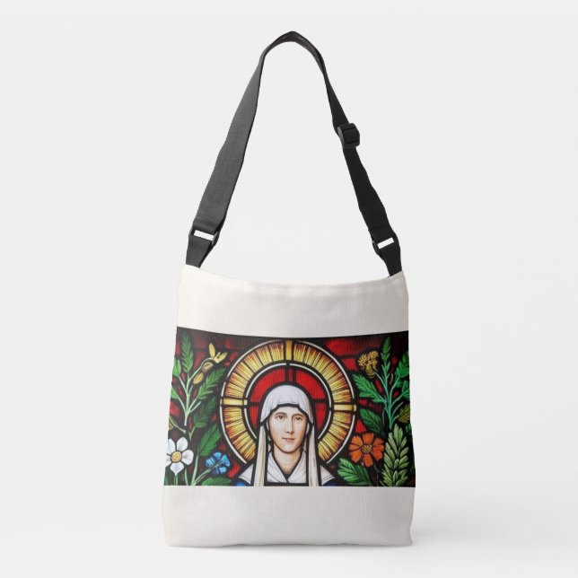 Young Hildegard of Bingen  Crossbody Bag (Front)
