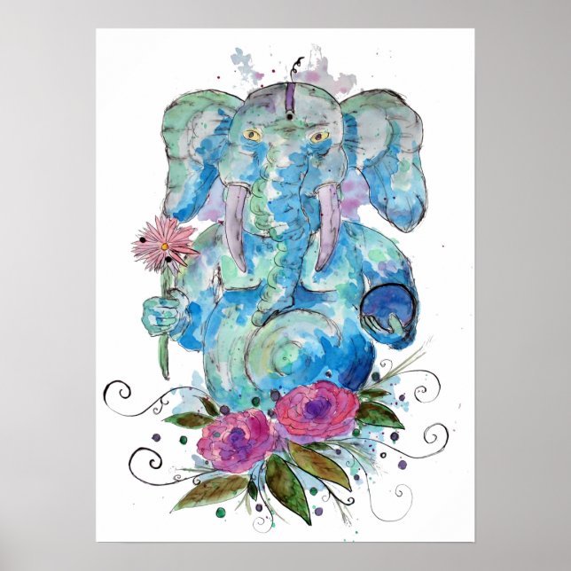 Young Hippie God Poster (Front)