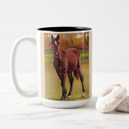 Young Horse Art Mug