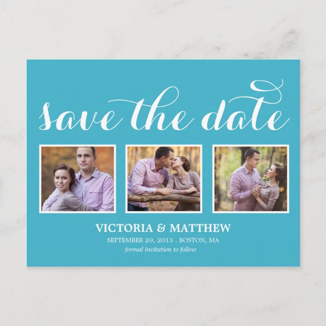 YOUNG & IN LOVE | SAVE THE DATE ANNOUNCEMENT POSTCARD (Front)