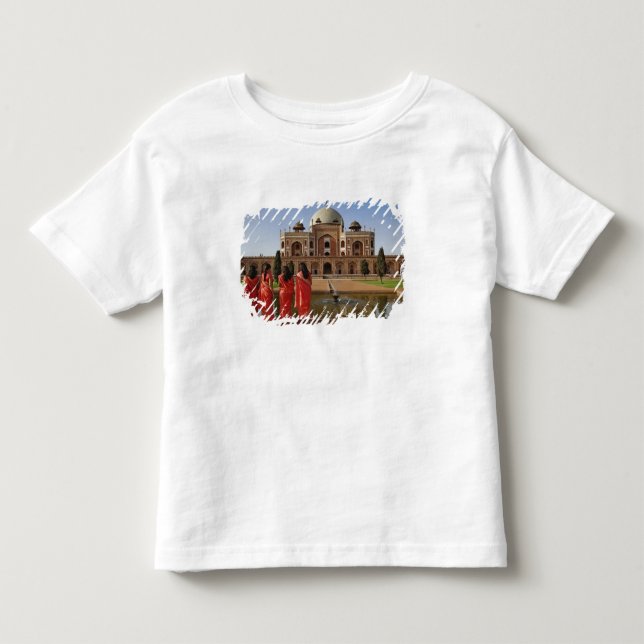 Young Indian ladies and Humayun's Tomb, Delhi, Toddler T-shirt (Front)