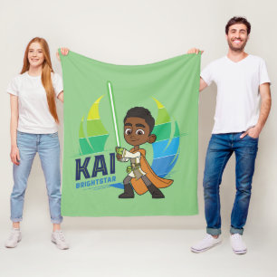 Young Jedi Adventures Kai Brightstar Fleece Blanket