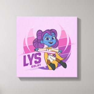 Young Jedi Adventures Lys Solay Canvas Print