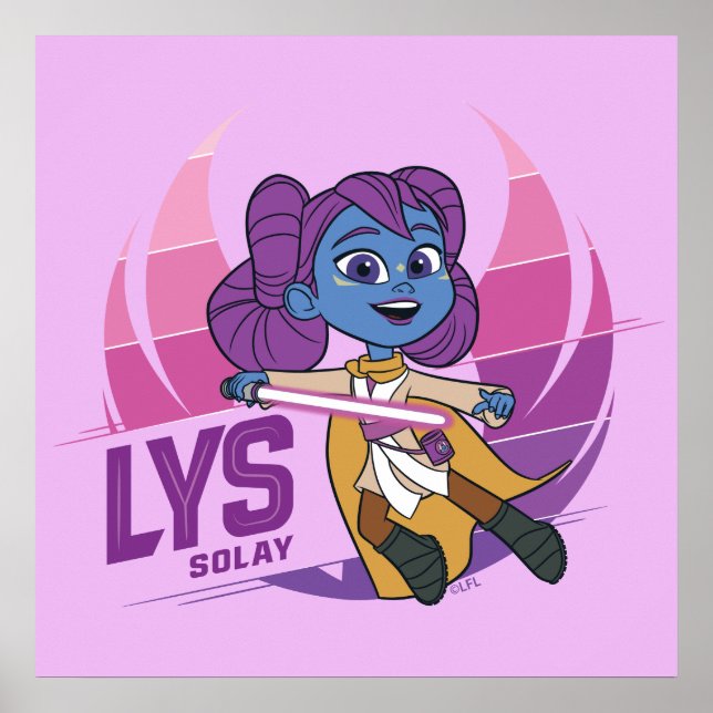 Young Jedi Adventures Lys Solay Poster (Front)