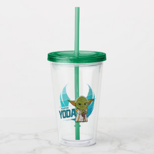 Young Jedi Adventures Master Yoda Acrylic Tumbler