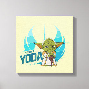 Young Jedi Adventures Master Yoda Canvas Print