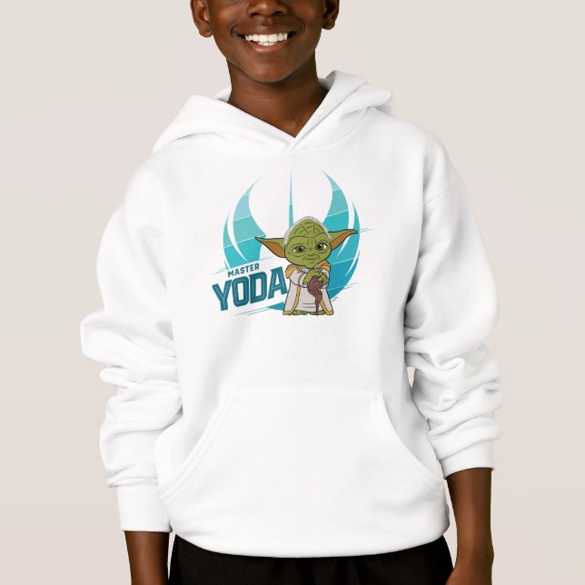 Young Jedi Adventures Master Yoda Hoodie (Front)