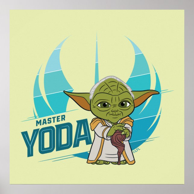 Young Jedi Adventures Master Yoda Poster (Front)