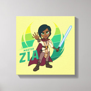 Young Jedi Adventures Master Zia Canvas Print